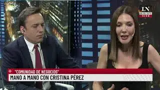 José del Río mano a mano con Cristina Pérez