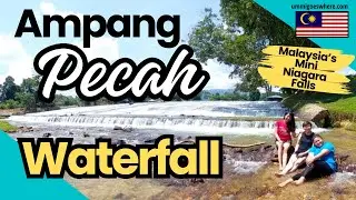 Picnic at AMPANG PECAH Waterfall - Malaysia's Mini Niagara Falls at Alor Lempah, Kuala Kubu Bharu