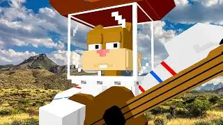 Sandy's Texas Song Lyrics Recreated Into A Minecraft Song!
