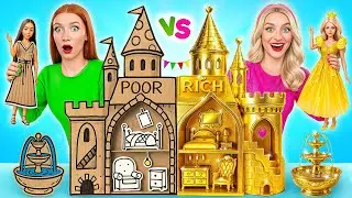Строим Удивительный Кукольный Домик Дорогой vs Дешевый Челлендж | Смешные Моменты от Multi DO Smile