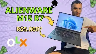 ALIENWARE M15 R7 da OLX??? Unboxing e primeiras impressões.