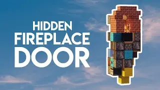 Hidden Fireplace Door 🔥 | Minecraft Java 1.15 - 1.21.11 Redstone Tutorial (read desc. for 1.16+)