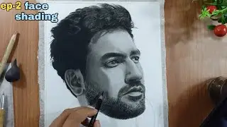 Drawing Vicky kaushal /face shading tutorial step by step