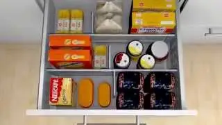 ORGA LINE  Practical inner dividing system for provisions from Blum