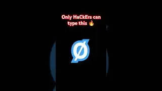 Only HaCkErs can type this 🔥😎!! #Hackerz #try it ✨ #short
