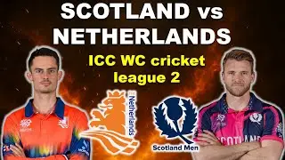 Cricket Showdown: Scotland vs Netherlands ODI match | SCO vs NED odi match updates