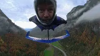 Peter Salzmann rompe r&eacute;cord en la Jungfrau: el primer wingsuit con tecnolog&iacute;a de foils
