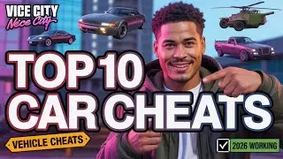 GTA Vice City NextGen Edition Top 10 Car Cheats | Best Vehicle Cheat Codes (2026)