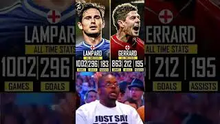 Lampard vs Gerrard football career goals+assist😱☠️🥶 #lampard #gerrard #england #football #1mviwes