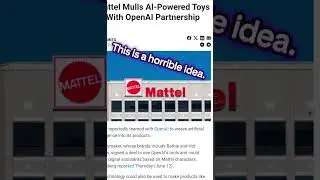Al Dolls Seems like an Amazing Idea! #toys #smallsoldiers #ai #aitoys #ai #mattel #openai