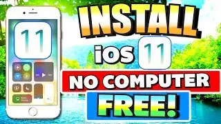 INSTALL iOS 11 Beta FREE! (NO DEVELOPER ACCOUNT) (NO COMPUTER!!!) on iPhone, iPad, iPod + FEATURES