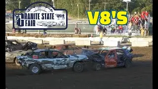 Granite State Fair 2025 (Rochester NH) - V8's -Demolition Derby