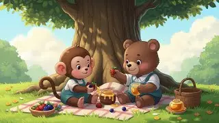 Little Monkey and Little Bear Adventure 🐵🐻🌿