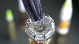 Clear Concentrate Dabs Using C2 Glass Purple Haze .50 Cal Bullet Dabber! AVAILABLE @ DABFARM.COM