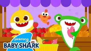 What is Your Favorite Food? | Baby Shark's Day at School | Back to School | Baby Shark Official