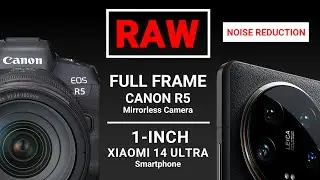 8K RAW CANON R5 vs 4K RAW Xiaomi 14 Ultra | #WithNoiseReduction | Captured with MotionCam Pro