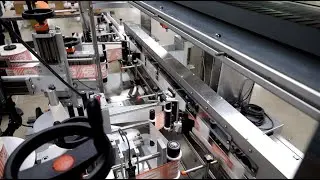 Spice Container Labeling Flag & Wrap on Zero Downtime - Quadrel ProLine System