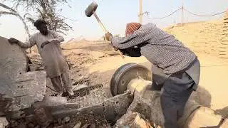 Unbelievable Stone Crushing | Giant Rocks Smashed by Hammer | Extreme Crushing