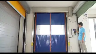 Zipper High Speed Roller Shutter Door | YUOUDOORS