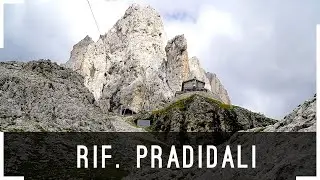 Rifugio PRADIDALI e Ghiacciaio FRADUSTA - In un mare di roccia