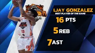 LJAY GONZALEZ | 16 PTS 5 REB 7 AST vs. MANILA  | 2025 MPBL REGULAR SEASON