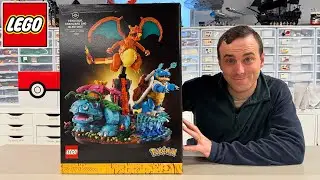 Building the LEGO Pokemon Venusaur, Charizard and Blastoise