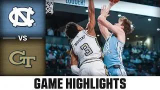 North Carolina vs. Georgia Tech Game Highlights | 2025-26 ACC Men's Basketball