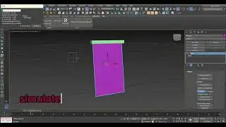 How to animate a curtain and add wind effect in 3ds max