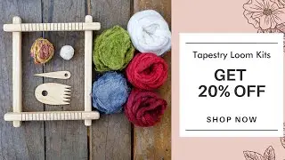 Tapestry Weaving Loom Kit - Get 20% OFF