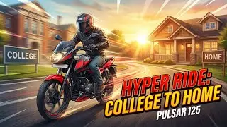 College to Home | Hyper Ride Vlog | This Hyper Ride from College to Home Was Wild 😳