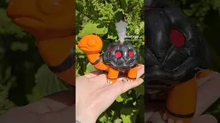 Torkoal Custom Pok&eacute;mon handmade boro glass functional piece