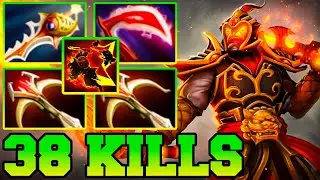2 Deadalus + Divine Rapier = 38 Kills & Rampage !! Ember Spirit Dota 2 Mid Carry Pro Gameplay Guide
