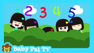 Five Little Girls Jumping On The Grass | Songs for Babies and Kids