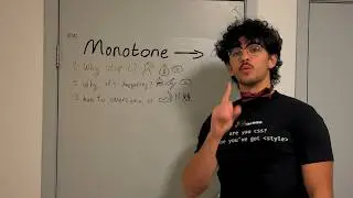 why is everyone so monotone these days?