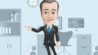 Adobe Character Animator Puppet Template - Jim the Business Icon