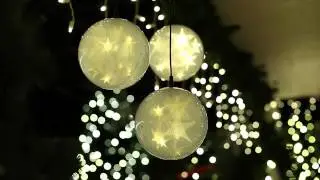 Plug-In LED Holographic Starfire Spheres From S4 Lights