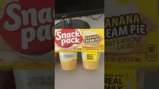 Banana Cream Pie Snack Pack