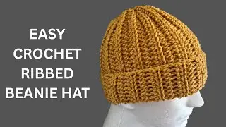 Easy Crochet Winter Hat | Beginner-Friendly Warm Beanie Tutorial