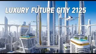 Ultra-Luxury Futuristic City 2125 | Daylight 8K Sci-Fi Metropolis