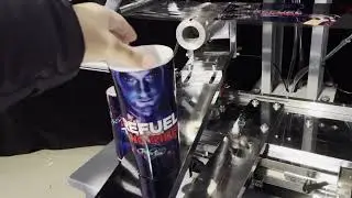 HT-C-200 Semi auto conical cone roller heat transfer printing machine for cups
