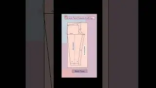 42' size pant Palazzo drafting by@preetisaini1095 #youtube #sewing #subscribe #insta