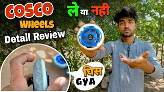 Cosco Wheels Le ya Nhi 🤔//Detail Review Of Cosco inline skate wheels //Skate Information