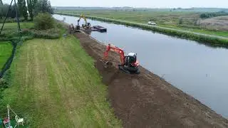 Oskam moordrecht met 7 ton's machines aan het werk