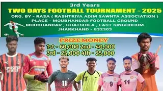 Mardi Sporting 🆚 AYC Powrah |Quarterfinal match live 🔴 Moubhandar,Ghatshila Football tournament 2025