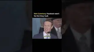 Mark Zuckerberg: Facebook wasn't the first thing I built. #markzuckerberg #facebook  #billionaire