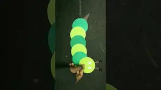 Paper Caterpillar /Green day craft ideas #shorts #youtubeshorts #diy