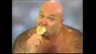 WWF Superstars Ice Cream Bars | Television Commercial | 1988 | George The Animal Steele