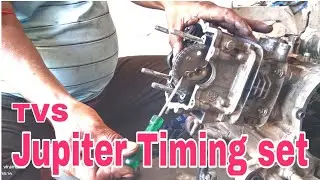Tvs Jupiter Timing kese setting Karen