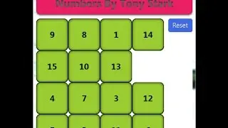 Numbers Game Using JavaFX