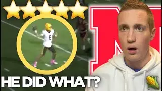 Nebraska's 5-STAR QB COMMIT IS UNBELIEVABLE😳🔥| CRAZY REACTION👀| Trae Taylor | Husker Football Portal